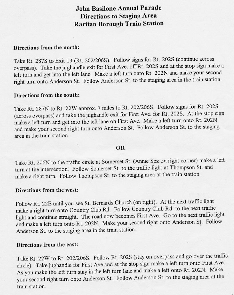 Directions to Raritan Train Station